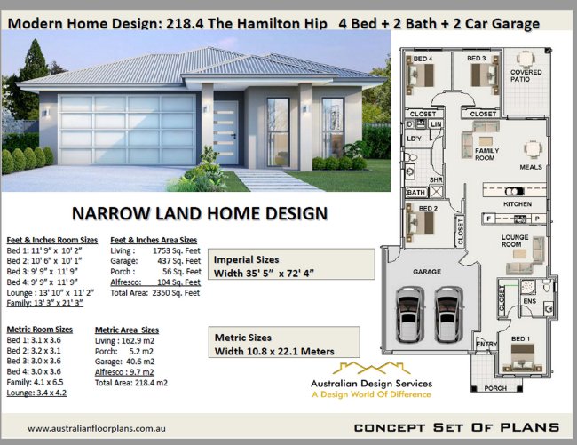 sloping land home